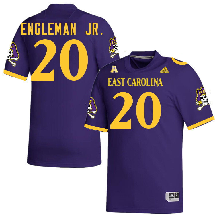 #20 TJ Engleman Jr. ECU Jersey,East Carolina Pirates #20 TJ Engleman Jr. Jersey Youth College-Retro